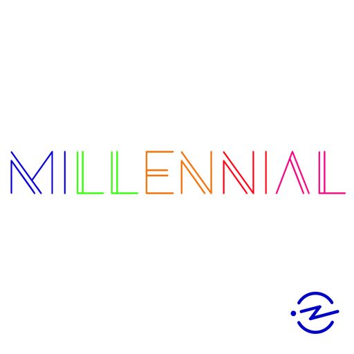 Logo for the Millennial Podcast